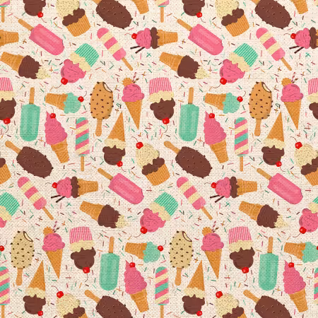 Canvas Organic Ice Cream Toss Multi