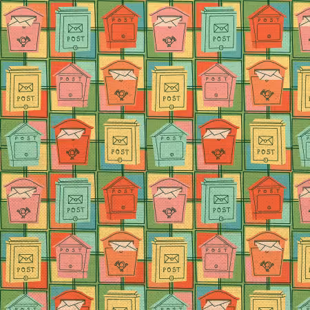 Return To Sender Delivery Service Coral/Gree Canvas
