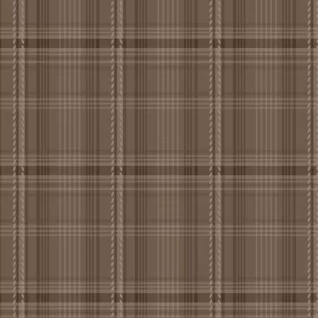Brown Printed Plaid