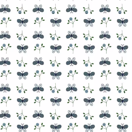 White Mini Butterfly