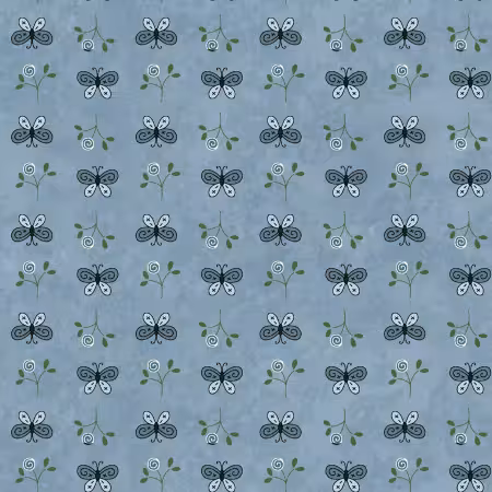 Blue Mini Butterfly