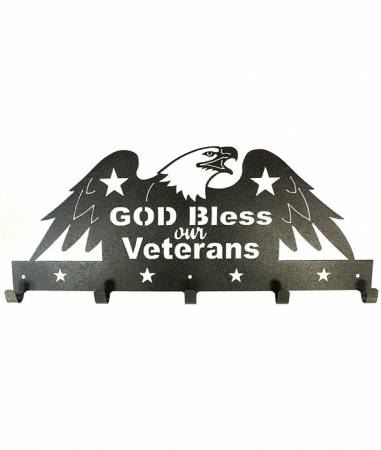 22in God Bless Our Veterans ACC Charcoal