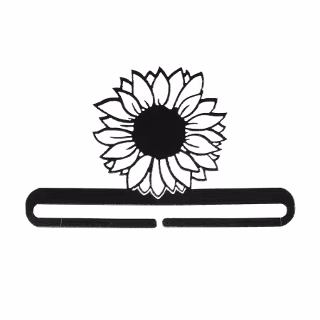 Sunflower Split Bottom Charcoal 8in