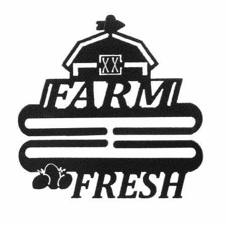 Farm Fresh Bell Pull Charcoal 6in