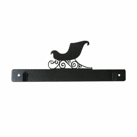 Sleigh With Clips Charcoal 12in