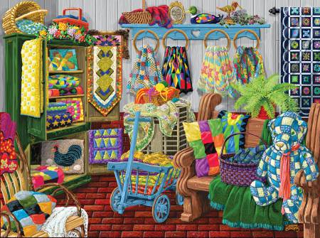 The Quilt Fair Puzzle 1000pc