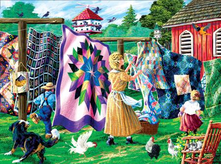 Quilters Clothesline 1000pc