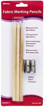 Fabric Marking Pencils 3ct with Bonus Sharpener