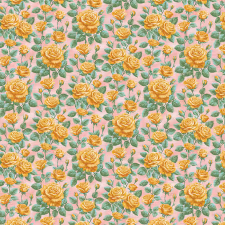 Roses Are Red Rose Stems Yellow/Pink Rayon