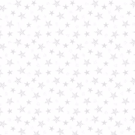 Patriotic Stars White on White