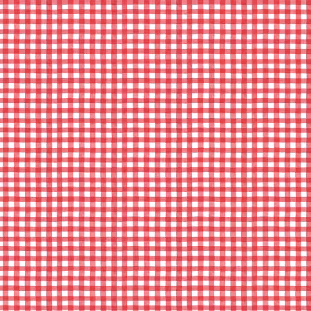 Gingham White/Red