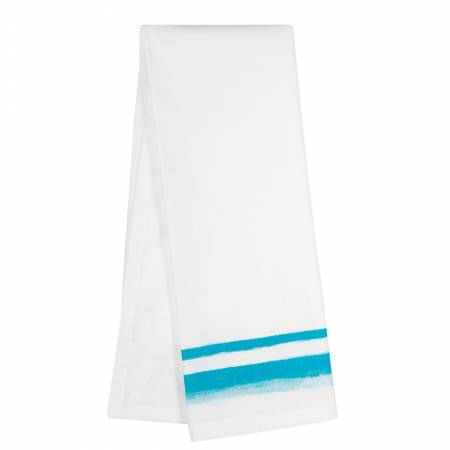 Watercolor Border Tea Towel