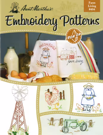 Aunt Marthas Iron-on Transfer Pattern Book Farm Living