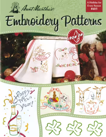 Aunt Marthas Iron-on Transfer Pattern Book A Holiday For Every Season