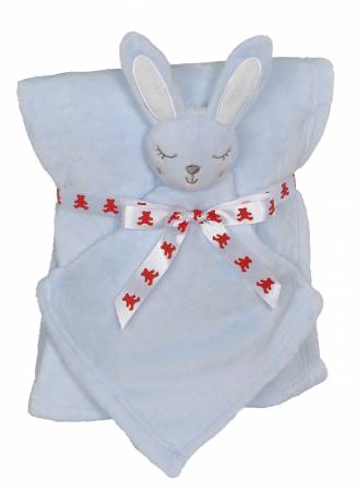 Bunny Blankey Buddy Set Blue