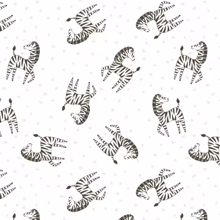 Zebra Toss White