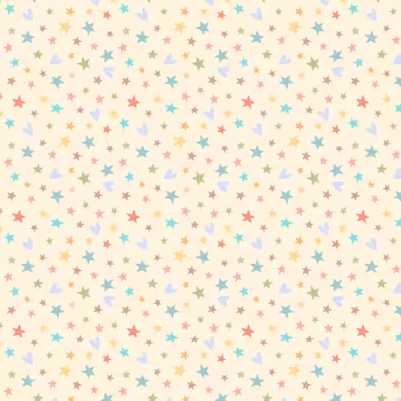 Yellow Stars and Hearts