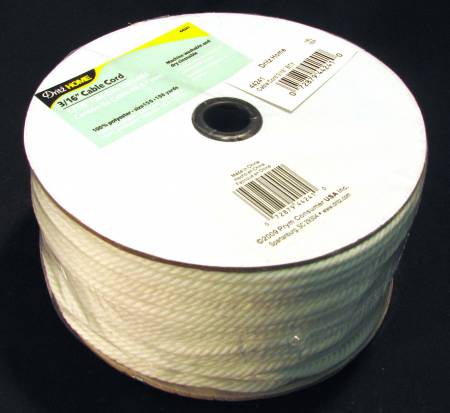 Cable Cord By-The-Yard Polyester 3/16in Size 150 108yds