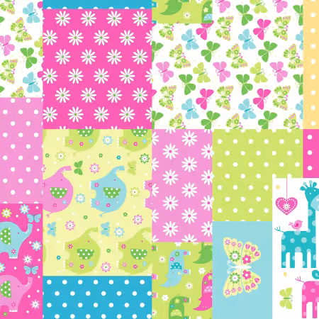 Baby Patch Pastel Multi