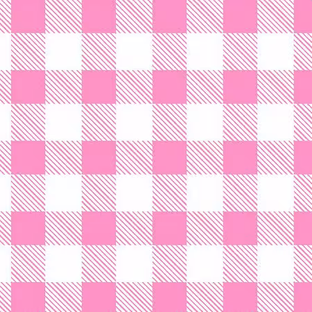 Fun Flannels Buffalo Plaid Pink/White