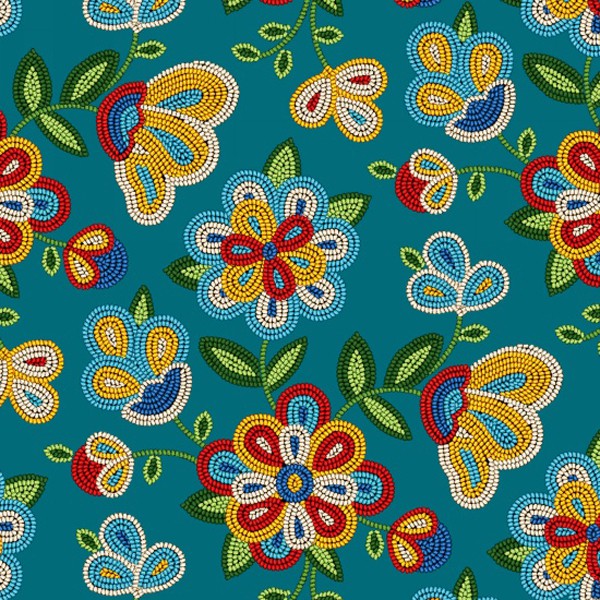 Turquoise Floral