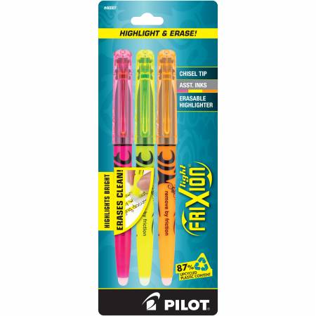 Frixion Light Assorted 3pk