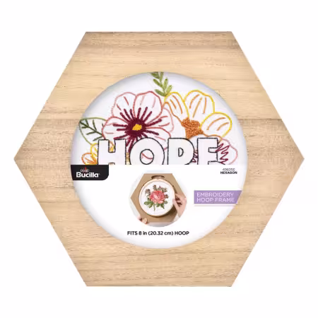 Bucilla Hoop Display 8in Hexagon