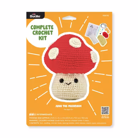 Bucilla Amigurumi Kit 5in Juno Mushroom