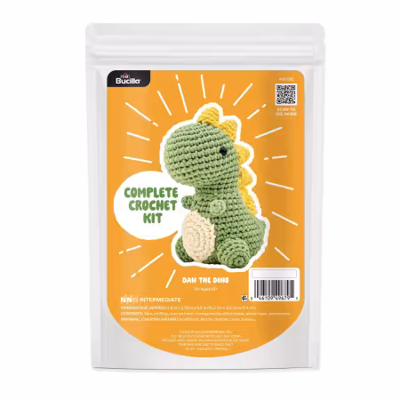 Bucilla Amigurumi Kit 5in Dan The Dino