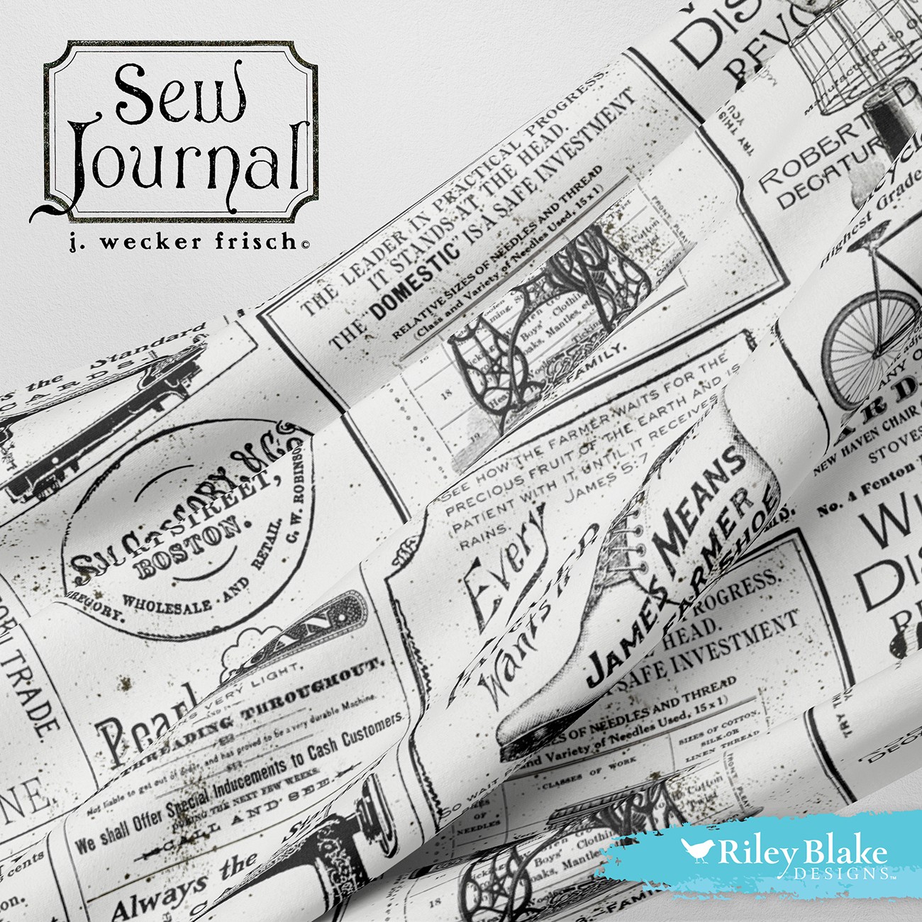 Riley Blake Designs Sew Journal Fat Quarter Bundle by J. Wecker Frisch  FQ-13880-36
