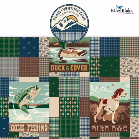 Plaid-Venture Club 5in Squares, 42pcs/bundle