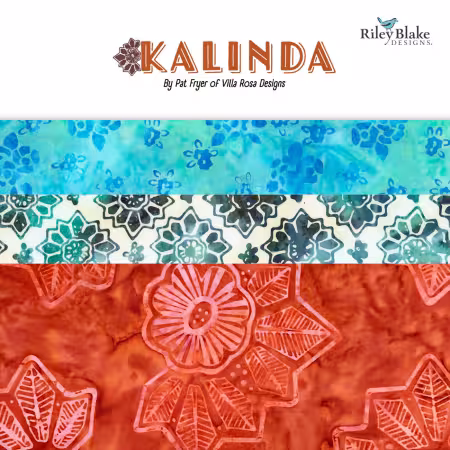 Batiks Kalinda 5in Squares, 42pcs/bundle