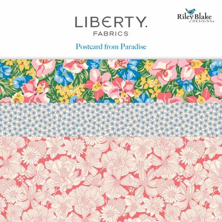 Liberty Postcard from Paradise 5in Squares, 42pcs/bundle