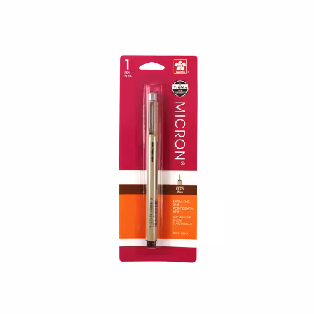 Pigma Micron Pen Sepia .15mm Size 03 Carded