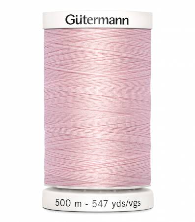 Sew-all Polyester All Purpose Thread 500m/547yds Petal Pink