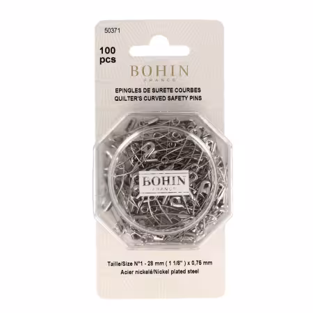 Safety Pin Curved Size 1 100ct