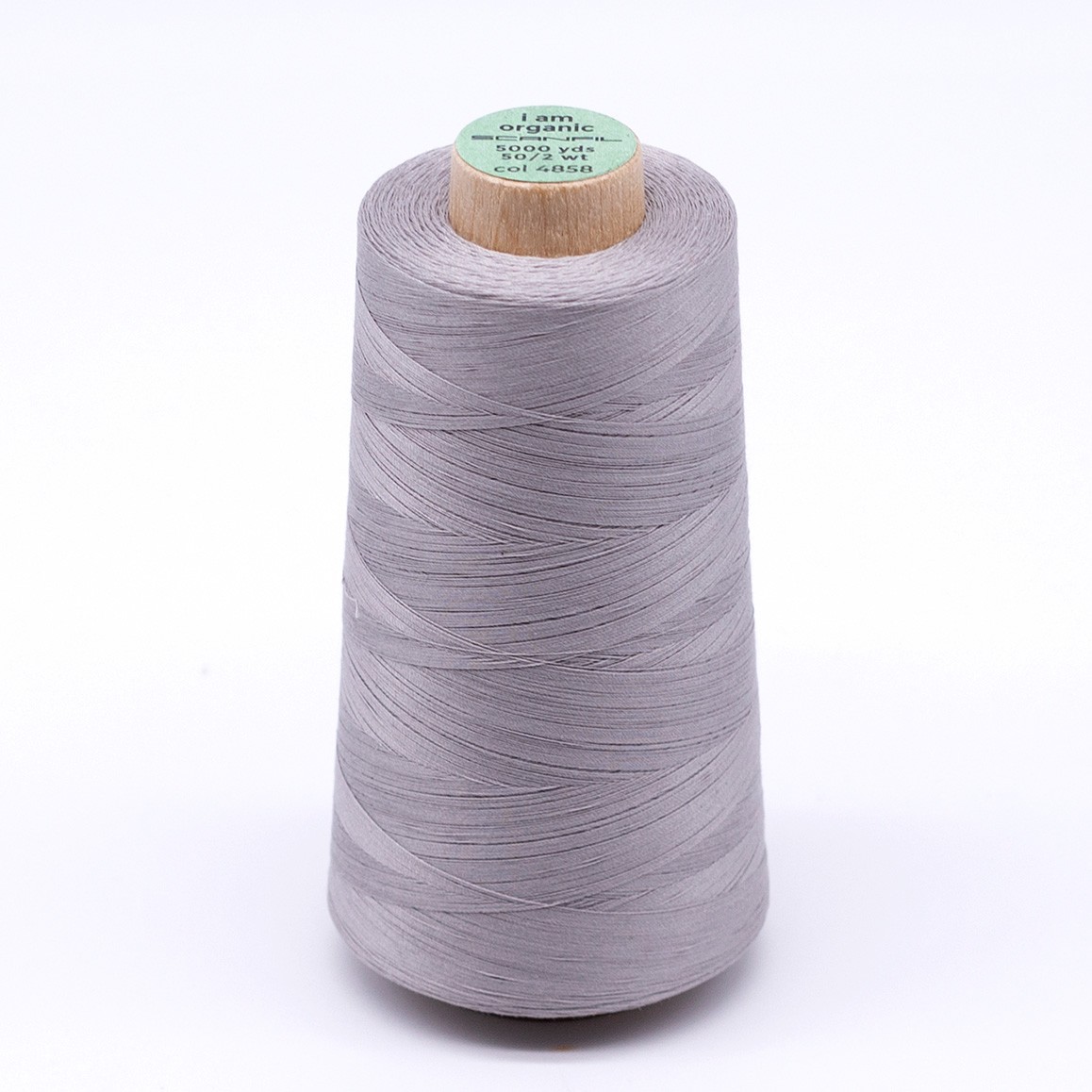 Scanfil Organic Cotton Thread 50wt Solid 5,000yd Dove