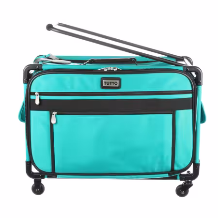 Tutto Sewing Machine Case On Wheels Large 22in Turquoise