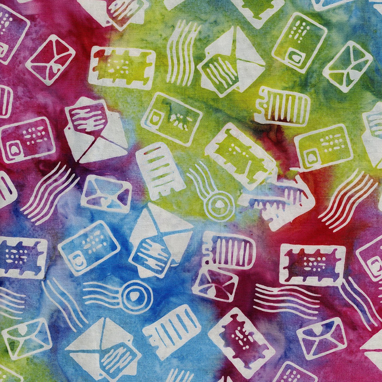 Mail Multi Pink Yellow Blue Moonstone