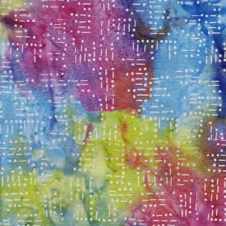 Morse Code Words Multi Pink Yellow Blue Moonstone