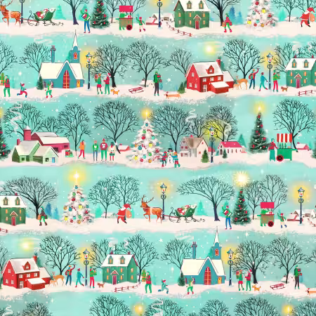 Day Festive Village Christmas