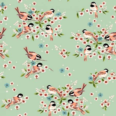 Mint Birdies Organic Cotton