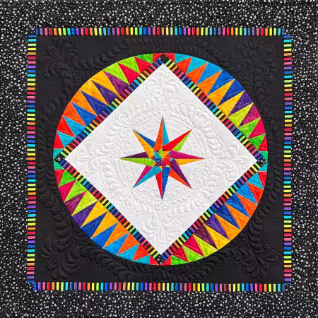 Rainbow Reach Becolourful Stories Quilt Kit Batik