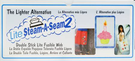 The Warm Company Lite Steam-A-Seam 2 Double Stick Fusible Web
