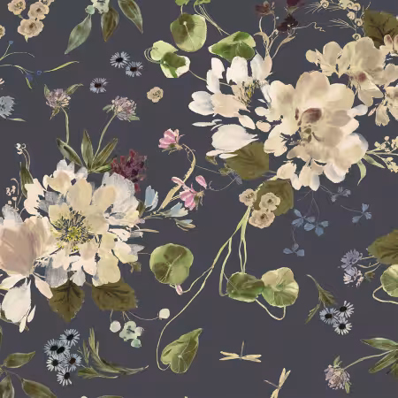 Indigo Peony Garden