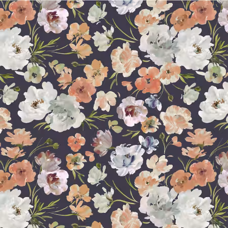 Navy Ranunculus