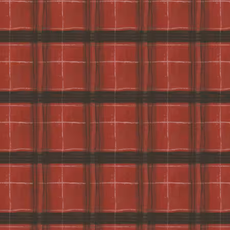 Carn Red Window Pane Plaid