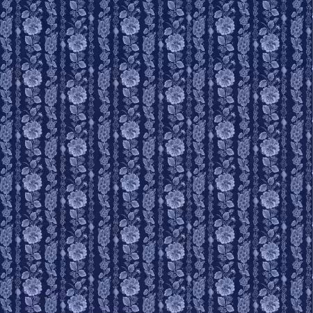Delft Blue Garden Rows