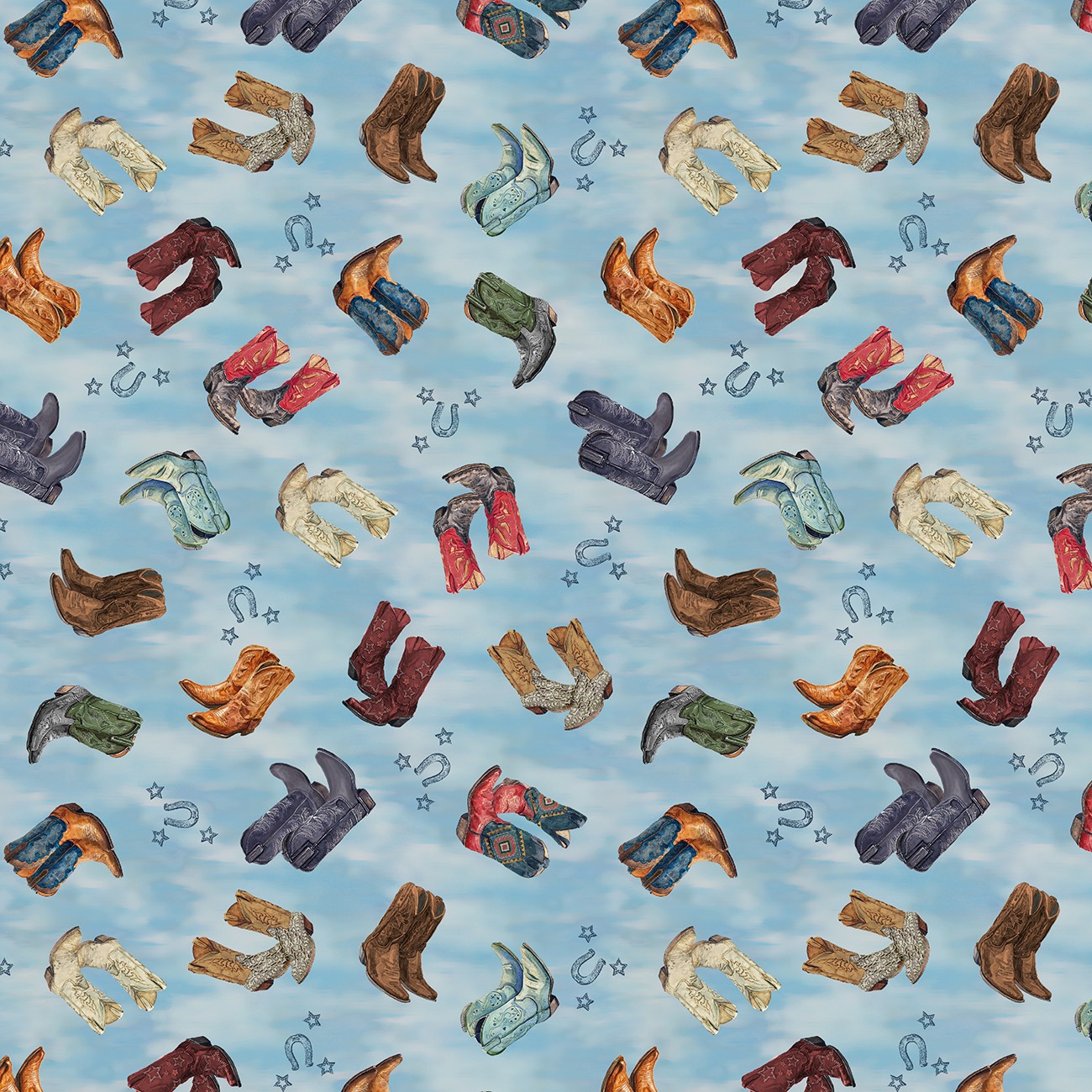 Chambray Country Boots