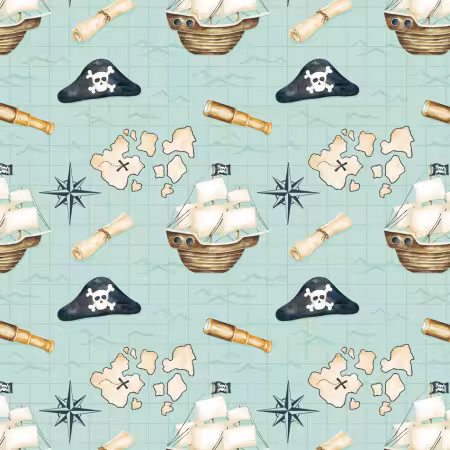 Treasure Map Flannel
